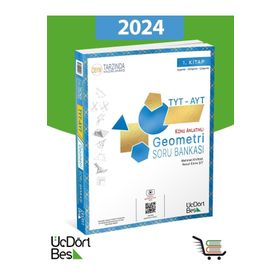 Üç Dört Beş Yayıncılık - TYT-AYT Geometri 2024 Model Soru Bankası