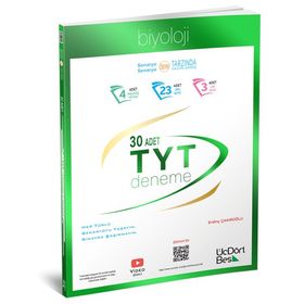 Üç Dört Beş Yayınları 2024 TYT Biyoloji 30 Deneme