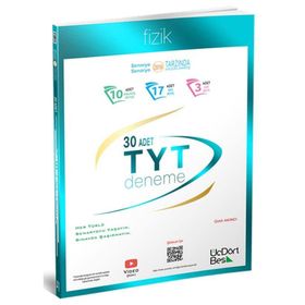 Üç Dört Beş Yayınları 2024 TYT Fizik 30 Deneme