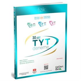 Üç Dört Beş Yayınları 2024 TYT Fizik 30 Deneme
