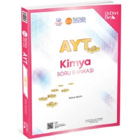 Üç Dört Beş Yayınları 2025 YKS AYT Kimya Video Çözümlü Soru Bankası