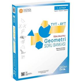 Üç Dört Beş Yayınları 2026 1. Kitap YKS TYT AYT Geometri Konu Anlatımlı Soru Bankası