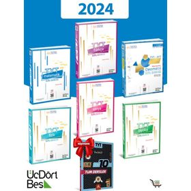 Üç Dört Beş Yayınları 345-2024 Çıkmış Sorular ve Model TYT Sayısal Soru Bankası Seti