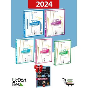 Üç Dört Beş Yayınları 345-2024 Çıkmış Sorular ve Model TYT Sayısal Soru Bankası Seti