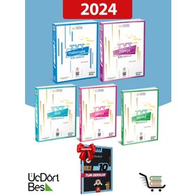 Üç Dört Beş Yayınları 345-2024 Çıkmış Sorular ve Model TYT Sayısal Soru Bankası Seti