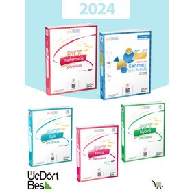 Üç Dört Beş Yayınları 345-2024 Model Ayt Sayısal Soru Bankası Seti