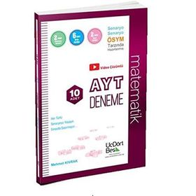 Üç Dört Beş Yayınları AYT 10'lu Matematik Deneme Yeni
