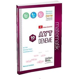 Üç Dört Beş Yayınları AYT 10'lu Matematik Deneme Yeni