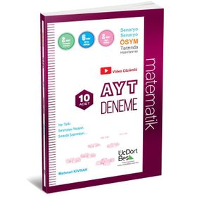 Üç Dört Beş Yayınları AYT 10'lu Matematik Denemeleri