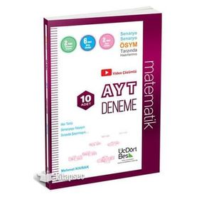 Üç Dört Beş Yayınları AYT 10'lu Matematik Denemeleri
