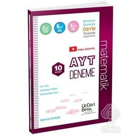 Üç Dört Beş Yayınları AYT 10'lu Matematik Denemeleri