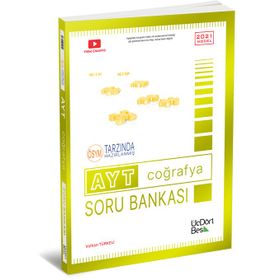 Üç Dört Beş Yayınları AYT Coğrafya Soru Bankası