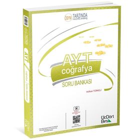 Üç Dört Beş Yayınları AYT Coğrafya Soru Bankası