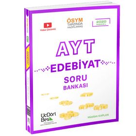 Üç Dört Beş Yayınları AYT Edebiyat Soru Bankası