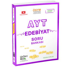 Üç Dört Beş Yayınları AYT Edebiyat Soru Bankası