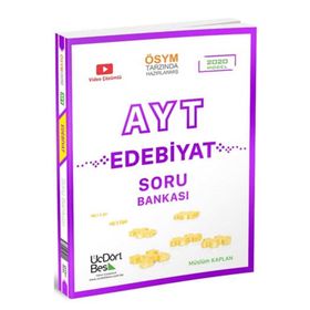 Üç Dört Beş Yayınları AYT Edebiyat Soru Bankası