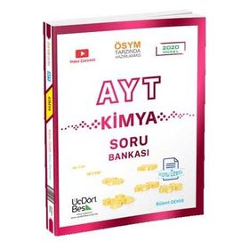 Üç Dört Beş Yayınları AYT Kimya Konu Özetli Soru Bankası