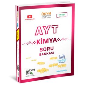 Üç Dört Beş Yayınları AYT Kimya Konu Özetli Soru Bankası