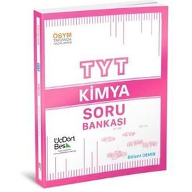 Üç Dört Beş Yayınları TYT Kimya Soru Bankası