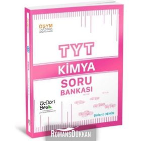 Üç Dört Beş Yayınları TYT Kimya Soru Bankası