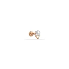 Üç Top Taşlı İncili Tragus Piercing