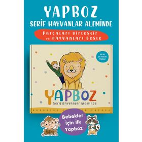 Uçan Kitap Şerif Hayvanlar Aleminde Bebekler İçin İlk Yapboz