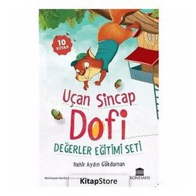 Uçan Sincap Dofi Değerler Eğitimi Seti - 10 Kitap Takım - Nehir Aydın Gökduman