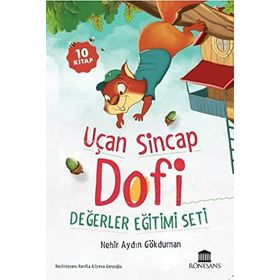 Uçan Sincap Dofi Değerler Eğitimi Seti - 10 Kitap Takım - Nehir Aydın Gökduman