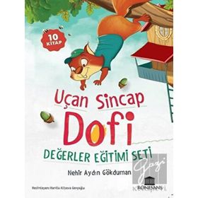 Uçan Sincap Dofi Değerler Eğitimi Seti - 10 Kitap Takım