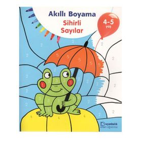 Uçanbalık Yayınları 4-5 Yaş Akıllı Boyama Sihirli Sayılar