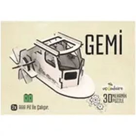 Uçandaire 3d Mekanik Puzzle Eğitici Oyuncak Gemi