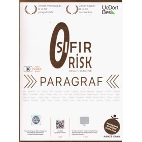 ÜçDörtBeş 2023 TYT Paragraf Sıfır Risk Soru Bankası Video Çözümlü