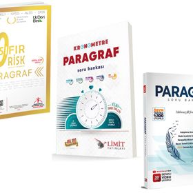 Üçdörtbeş 3D Limit Yayınları TYT Paragraf Soru Bankası 3 Büyükler Seti
