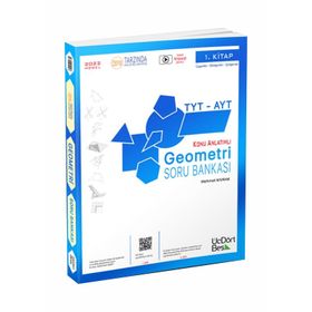 ÜçDörtBeş Yayınları 2022 Model TYT AYT 1. Kitap Geometri Konu Anlatımlı Soru Bankası