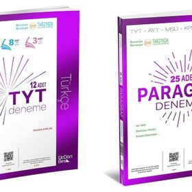 Üçdörtbeş Yayınları - 2023 TYT AYT Türkçe + Paragraf Deneme Seti