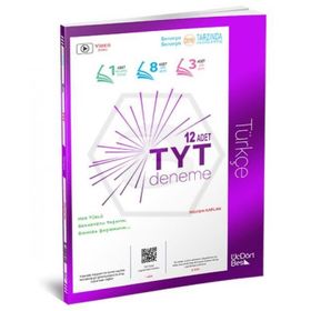 ÜçDörtBeş Yayınları 2023 TYT Türkçe 12'li Deneme