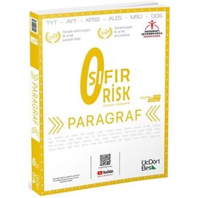ÜçDörtBeş Yayınları 2024 Paragraf Sıfır Risk Soru Bankası