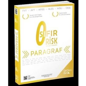 ÜçDörtBeş Yayınları 2025 Paragraf Sıfır Risk -