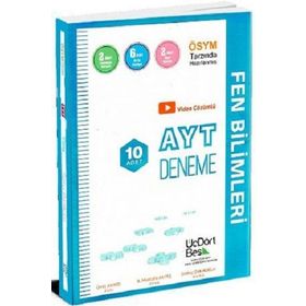 ÜçDörtBeş Yayınları AYT Fen Bilimleri 10 Deneme