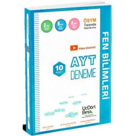 ÜçDörtBeş Yayınları AYT Fen Bilimleri 10 Deneme
