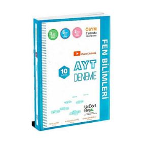 ÜçDörtBeş Yayınları AYT Fen Bilimleri 10 Deneme