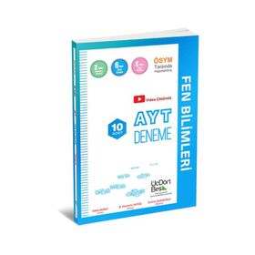 Üçdörtbeş Yayınları AYT Onlu Fen Bilimleri Deneme