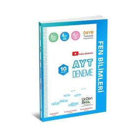 Üçdörtbeş Yayınları AYT Onlu Fen Bilimleri Deneme