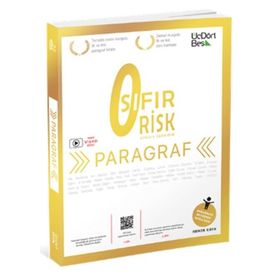 ÜçDörtBeş Yayınları Paragraf Sıfır Risk 2023