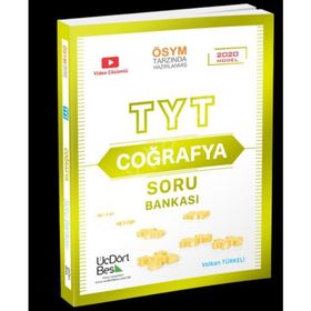 Üçdörtbeş Yayınları TYT Coğrafya Soru Bankası