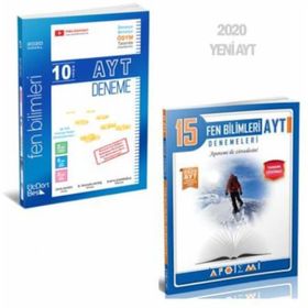 Üçdörtbeş Yayınları TYT Fen Bilimleri AYT Fen Bilimleri Deneme Sınavı