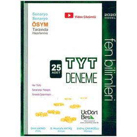 Üçdörtbeş Yayınları TYT Fen Bilimleri Denemesi 2020