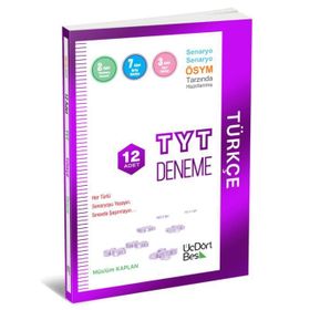 Üçdörtbeş Yayınları TYT Türkçe 12'li Deneme