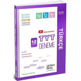 ​ÜçDörtBeş Yayınları TYT Türkçe Video Çözümlü 12 Deneme