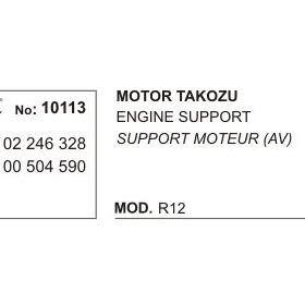 Üçel 10113 Renault R12 Motor Takozu